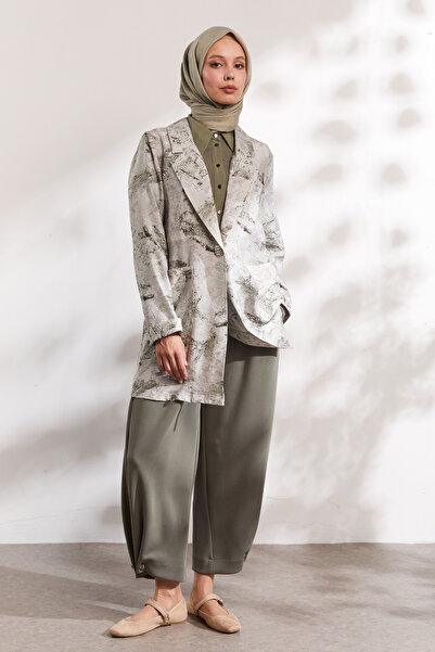 Setrms Desenli Oversize Ceket