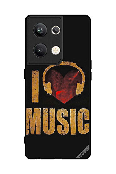 Covernex غطاء حماية لهاتف Oppo Reno 9 Pro Plus Vintage I Love Music