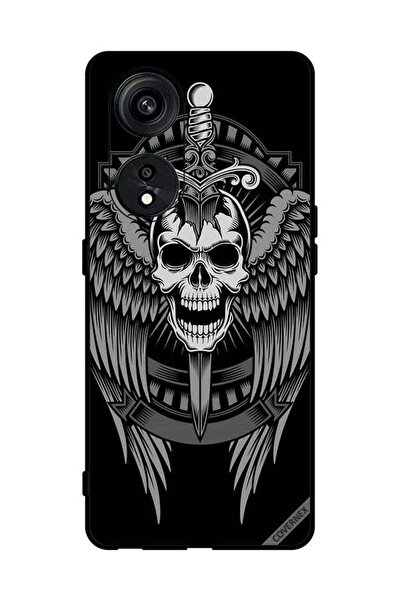 Covernex غطاء حماية لهاتف Oppo Reno8 T 5G جمجمة بأجنحة نسر