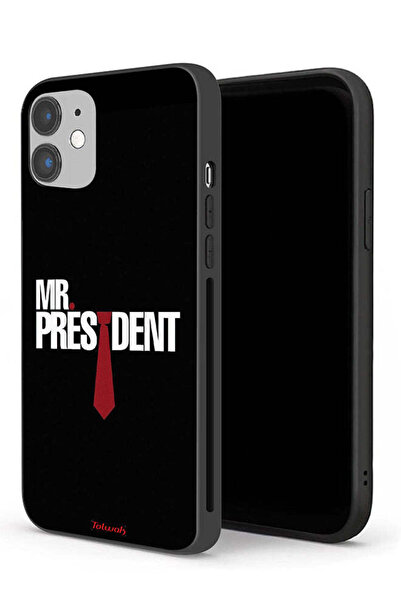 Tolwak جراب حماية لجهاز Apple iPhone 12 mini Mr President