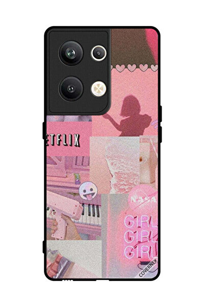 Covernex غطاء حماية لهاتف Oppo Reno 9 Pro Plus - مشبك فني للبنات