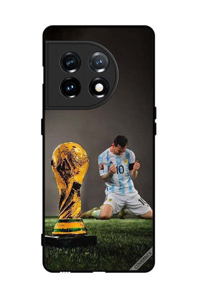 Covernex غطاء حماية لهاتف OnePlus 11 مع صورة ليو ميسي وكأس الفيفا