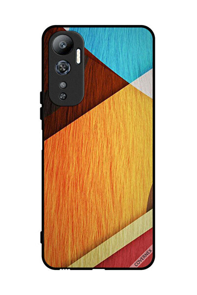 Covernex غطاء حماية لهاتف Infinix Hot 20 بنسيج خشبي