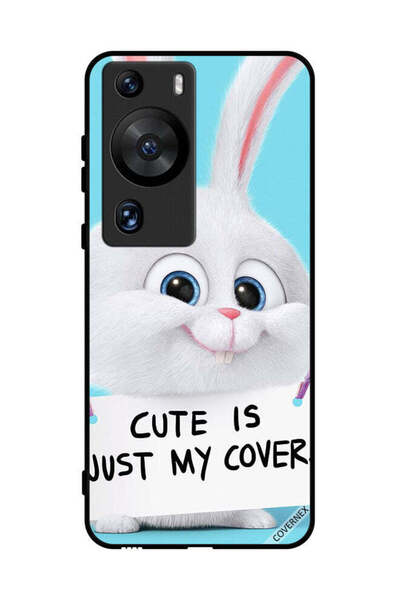 Covernex غطاء حماية لهاتف هواوي بي 60 برو - أرنب لطيف هو مجرد غطاء خاص بي