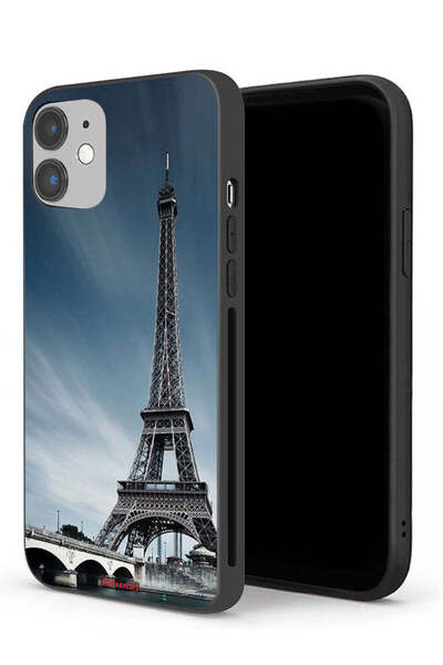 Tolwak جراب حماية لجهاز Apple iPhone 12 mini بتصميم برج إيفل