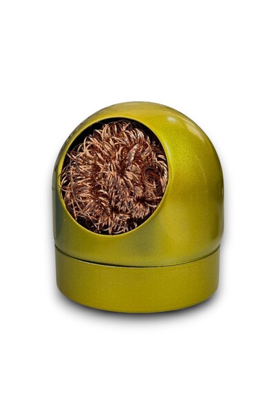 ELEKTROMALL Gold Renk Havya Ucu Temizleme Teli ve Lehim Sökme Temizleme Standı