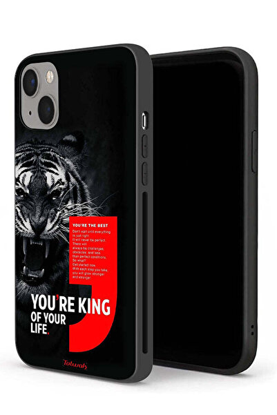 Tolwak جراب حماية لجهاز Apple iPhone 13 mini أنت ملك حياتك