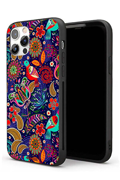 Tolwak جراب حماية لجهاز Apple iPhone 11 Pro Max بنقشة طيور وزهور