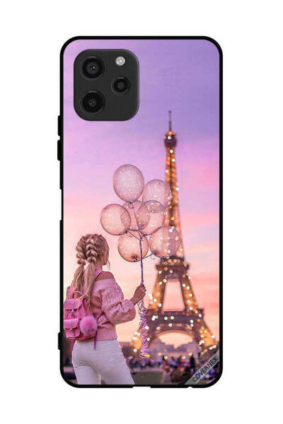 Covernex غطاء حماية لهاتف هواوي إنجوي 50z - فتاة تحمل بالونات