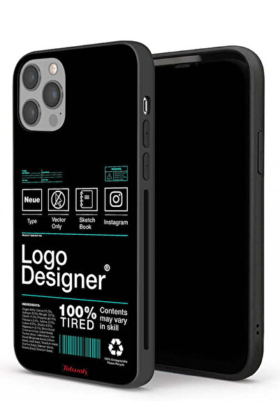 Tolwak ملصق شعار مصمم لجراب حماية لجهاز Apple iPhone 12 Pro
