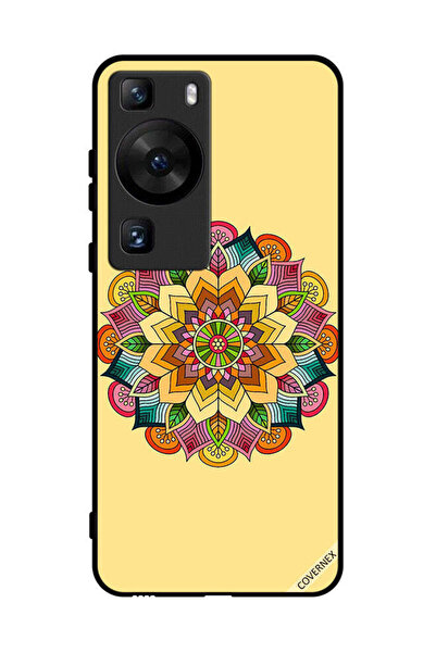 Covernex غطاء حماية لهاتف هواوي بي 60 بنمط ماندالا دائري