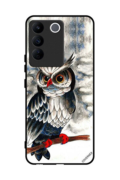 Covernex غطاء حماية لهاتف Vivo V27e - رسم بومة