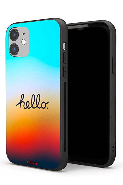 Tolwak Apple iPhone 11 Protective Case Hello