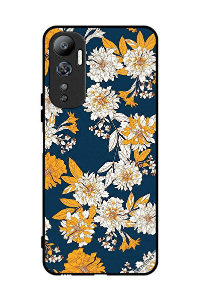 Covernex غطاء حماية لهاتف Infinix Hot 20 بخلفية زهور وأوراق