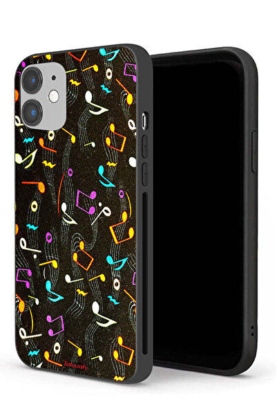 Tolwak جراب حماية لجهاز Apple iPhone 12 بنمط قماش موسيقي