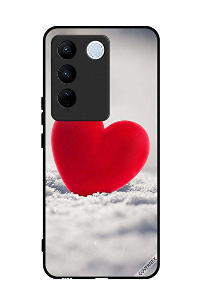 Covernex غطاء حماية لهاتف فيفو S16 - قلب أحمر جميل