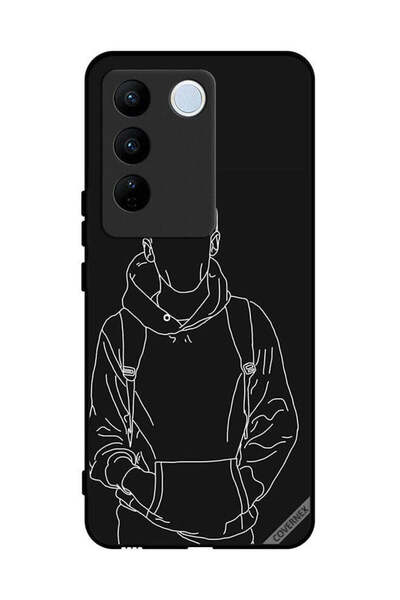 Covernex غطاء حماية لهاتف فيفو V27 رسم جاكيت بوي