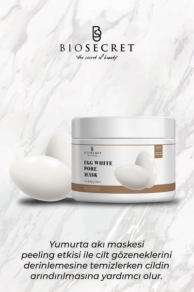 Biosecret Tint Blemish Anti-Pore Egg White Mask Egg White Pore Mask 100ml Bio143
