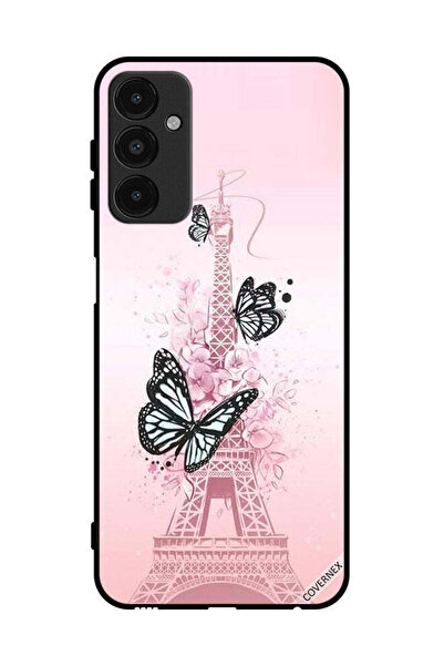 Covernex غطاء حماية لهاتف سامسونج جالاكسي A14 5G بنقشة فراشات على برج إيفل