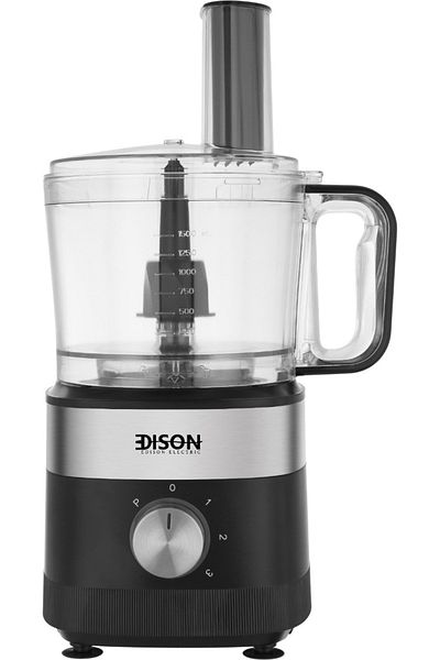 Edison Food Processor, 600/800W, 2L, 3 Speeds - Black
