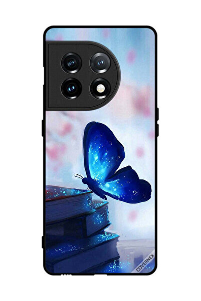 Covernex غطاء حماية لهاتف OnePlus 11 بتصميم فراشة جالسة على كتاب