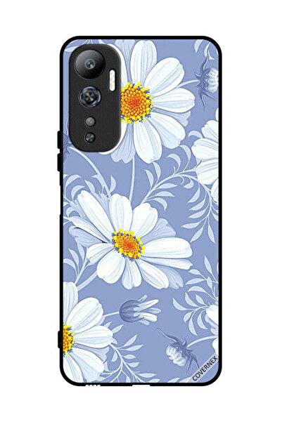 Covernex غطاء حماية لهاتف Infinix Hot 20 بطبعة زهور متفتحة