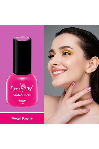 SensoPRO Milano Oja semipermanentă Glamour Gel 8ml, Royal Boost #93