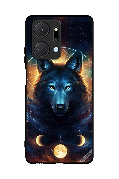Covernex Protective Case Cover For Honor X7a Wolf In Space