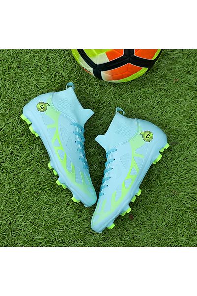 MBrands football boots, 8.2 with ankle, studs, green color 43