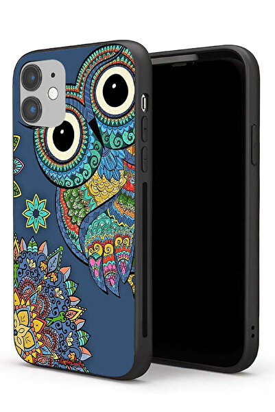 Tolwak غطاء حماية لجهاز Apple iPhone 11 بتصميم بومة زهرية