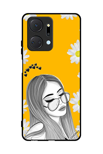 Covernex غطاء حماية لهاتف Honor X7a - نظارات - فن الفتاة
