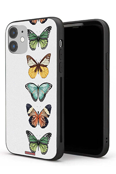 Tolwak Apple iPhone 11 Protective Case Four Butterflies