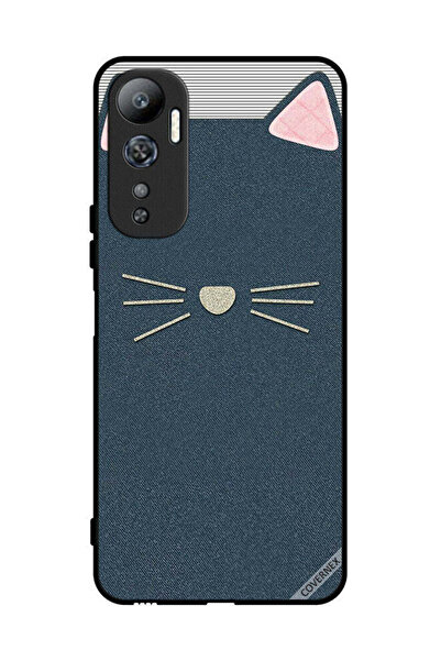 Covernex غطاء حماية لهاتف Infinix Hot 20 بنمط فني من الجلد