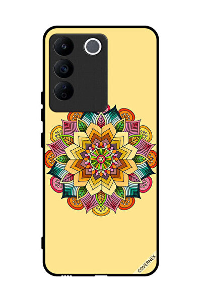 Covernex غطاء حماية لهاتف Vivo S16e بنمط ماندالا دائري