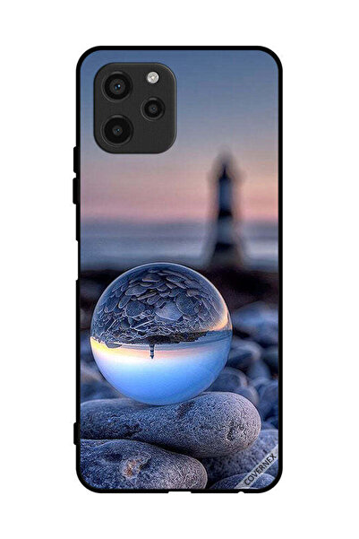 Covernex غطاء حماية لهاتف هواوي إنجوي 50z، تصوير رائع للطبيعة في زجاج دائري