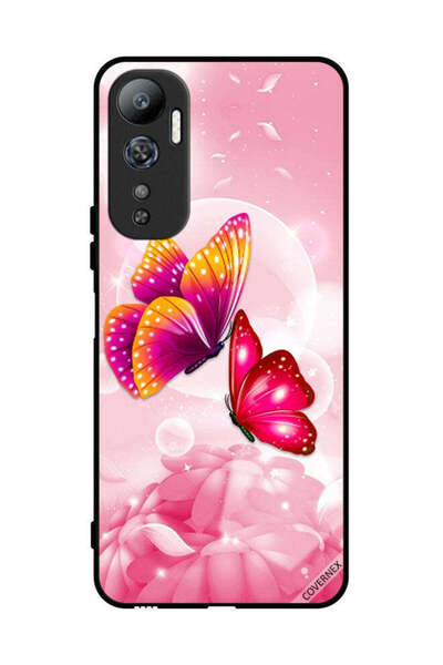 Covernex غطاء حماية لهاتف Infinix Hot 20 بنقشة فراشات لطيفة