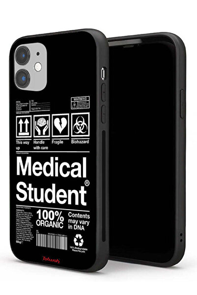 Tolwak جراب حماية لجهاز Apple iPhone 11 - ملصق طالب الطب