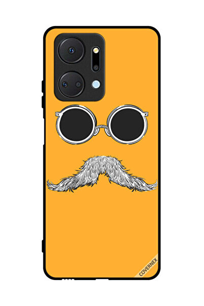 Covernex غطاء حماية لهاتف Honor X7a - نظارات وشارب - فن