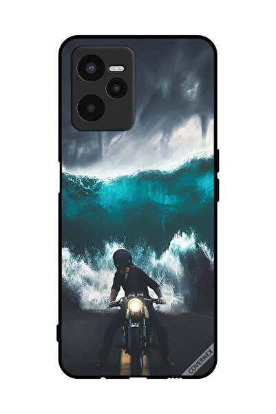 Covernex غطاء حماية لهاتف Realme C35 - فن موجة الماء