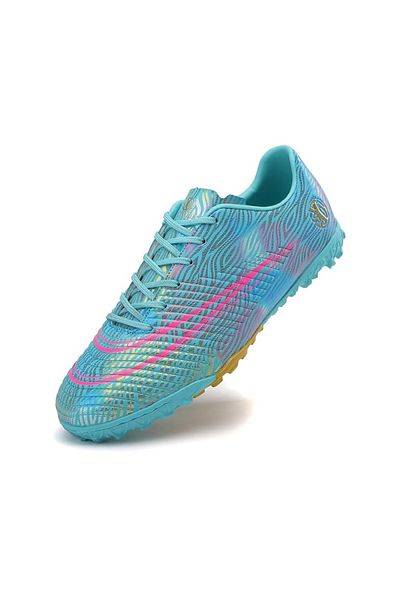 MBrands Ghete de fotbal pentru copii Sky Wing 9703, vârf cusut, pentru gazon sintetic, verde 34
