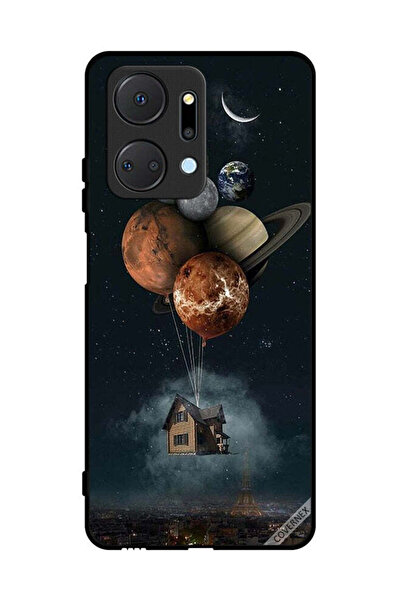 Covernex غطاء حماية لهاتف Honor X7a - Balloon Planets Takes Home