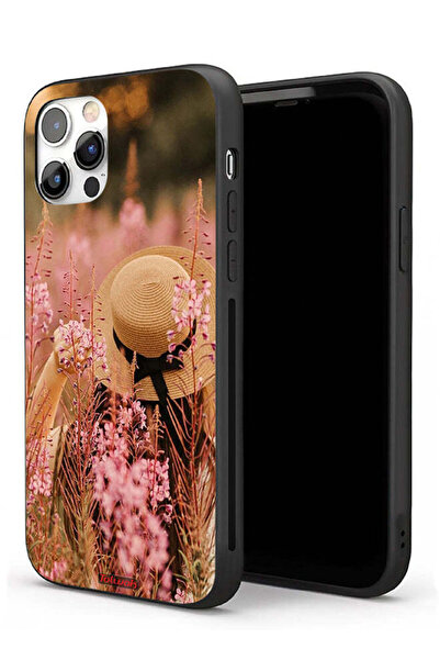 Tolwak غطاء حماية لهاتف Apple iPhone 11 Pro Max بتصميم فتاة قبعة مزينة بالزهور
