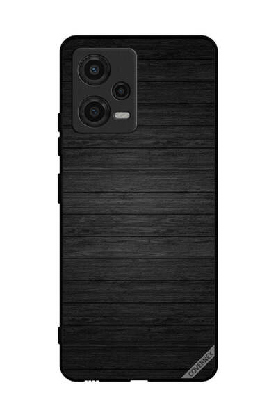 Covernex غطاء حماية لهاتف شاومي بوكو X5 بنمط خشبي داكن