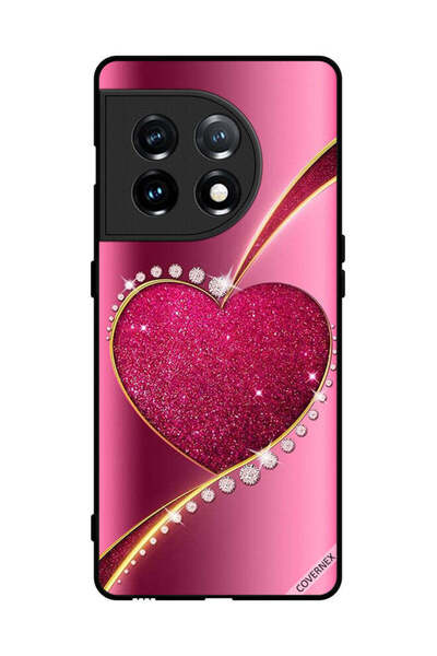 Covernex غطاء حماية لهاتف OnePlus 11 بتصميم قلب لامع من الألماس