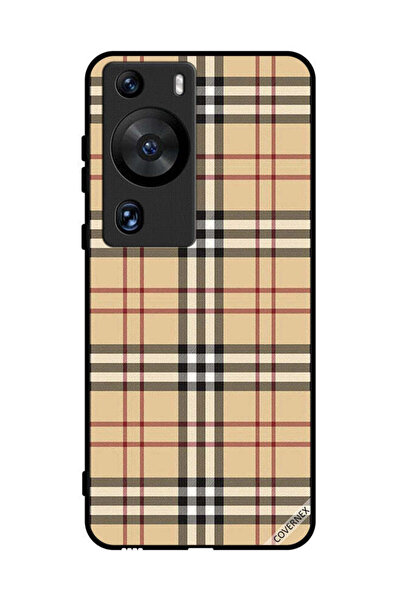 Covernex غطاء حماية لهاتف هواوي بي 60 برو بنمط خطوط على القماش