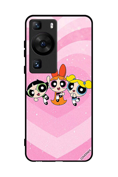 Covernex غطاء حماية لهاتف هواوي بي 60 - رسوم متحركة لشخصيات باور جيرلز
