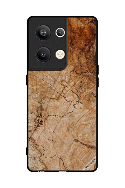 Covernex غطاء حماية لهاتف Oppo Reno 9 Pro Plus بنمط خشبي عتيق