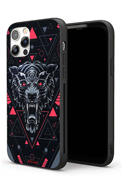 Tolwak غطاء حماية لجهاز Apple iPhone 11 Pro Max بتصميم الذئب المتمايل