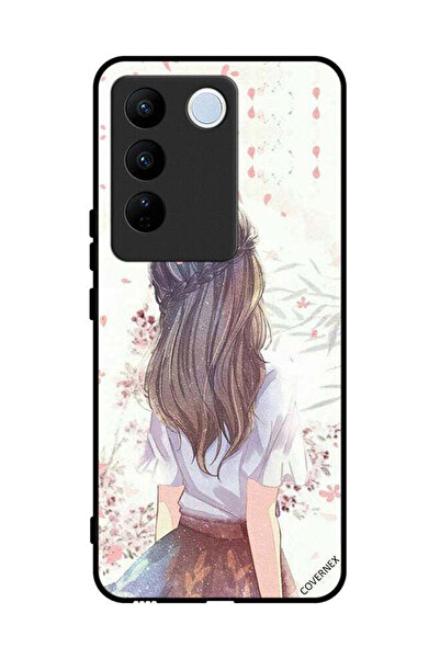 Covernex غطاء حماية لهاتف فيفو S16 برو، فتاة لطيفة في تفكير عميق