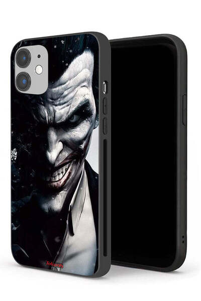 Tolwak جراب حماية لجهاز Apple iPhone 12 mini بتصميم نصف وجه الجوكر